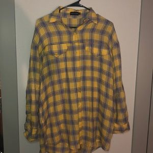 Prettylittlething oversized flannel